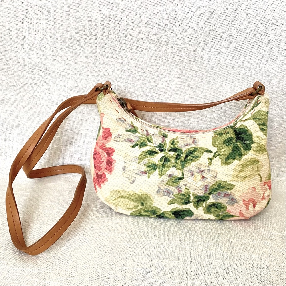 Fossil Crossbody Bag Small Floral Canvas